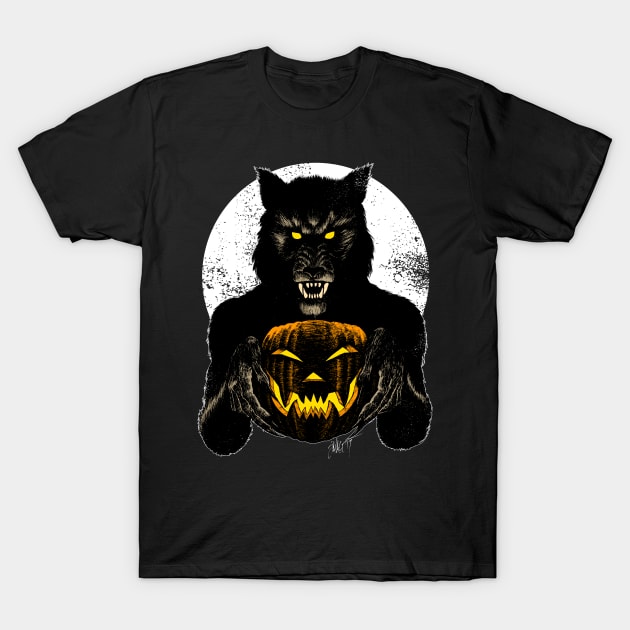 Monster Holiday: Werewolf T-Shirt by Chad Savage